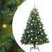vidaXL Sapin de Noël artificiel avec 150 LED, Vert, 150 cm