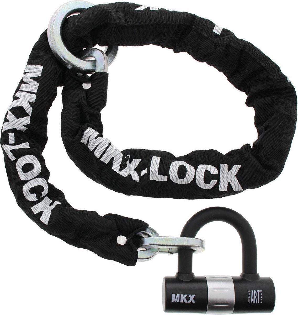 MKX-Lock kettingslot Loop+U-lock ART4 120cm