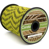 CORDAMARKET Driza Polyester touw, robuust, voor boottochten, kamperen en decoratie, uniseks, volwassenen, neongeel, 8 mm x 50 m