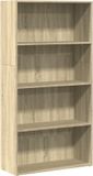 vidaXL Bibliothèque 80x30x152 cm bois de manguier couleur chêne sonoma
