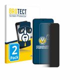 BROTECT - privacy screenprotector voor Oppo A6s Pro - Folie Beschermfolie Blauwlichtfilter 2 Stuks