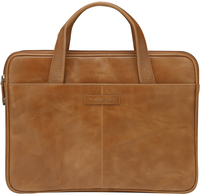dbramante1928 Silkeborg 13" Leather Briefcase - Brown