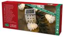Konstsmide Decoratieve led-lichtketting, witte papieren dennenbomen, 12 warmwitte diodes, 24 V binnentransformator, transparante kabel - 3197-103