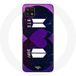Maniacase Etui voor Samsung Galaxy A22 5G Bangtan Sonyeondan Logo BTS en Logo ARMY I Purple You