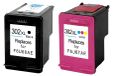 HP 302 XL Cartouches d'encre Ensemble, Noir + Couleurs