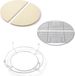 YAKINIKU Pro Set - LARGE - 19 inch - Multilevel Lift + 2x Halve Maan Rooster + 2x Hitteschild - Diameter 48 cm - 6,4 kg - Kamado Accessoire