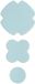 Prym Rub-on Patch STRETCH lichtblauw 3st 921009
