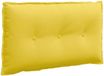 vidaXL Coussin de dossier Jaune clair 80 x 19 x 50 cm Tissu