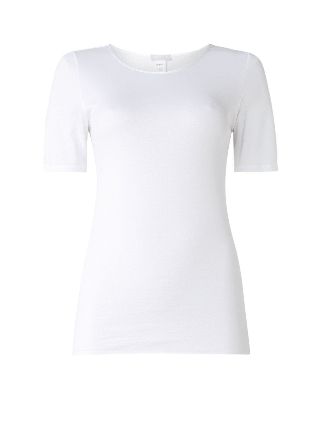 Hanro Naadloos T-shirt met ronde hals - Katoen - 0786337262433