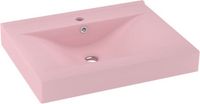 vidaXL Wastafel met kraangat 60x46 cm keramiek matroze