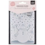 Vaessen Creative Embossing Folder Sneeuwpop 14,6 x 10,7 cm