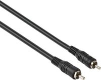 Allteq Tulp kabel - Analoog/ digitaal - Dubbel afgeschermd - 2 meter - Zwart