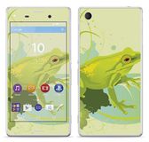 Royal Sticker RS.108266 sticker voor Sony M4 Aqua met kikker en zeerose