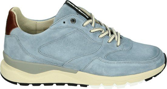 Floris van Bommel - DE TREENER 02.02 - Blue Men's Sneakers - Size 42