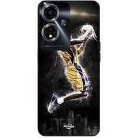 Maniacase Koffertje Oppo A59 5G basketbal Kobe Bean Bryant 24 Black Mamba