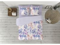 Dekbedovertrekset, katoen, mauve (lichtpaars), 180 cm, 3-delig