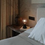 Creative Cables Cabless01 Draagbare oplaadbare LED-lamp met Globo G125 gloeilamp - Met gloeilamp, zwart