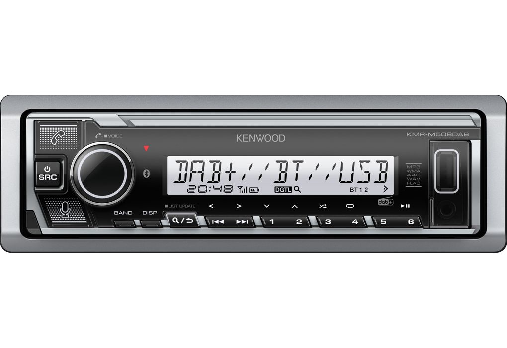 Kenwood Audio Kenwood KMR-M508DAB Marine Radio | DAB+ | Bluetooth | USB | CD