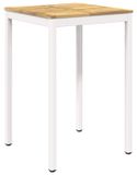 vidaXL Tuinbar-tafel, wit, 70 x 68,5 x 105 cm, massief acaciahout