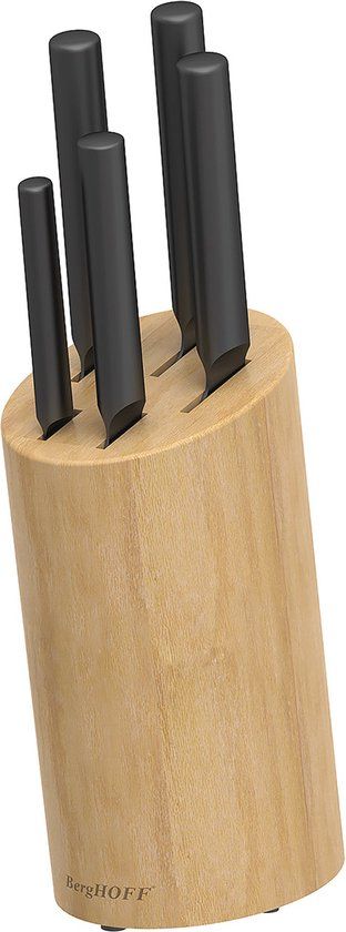 BergHOFF DiNA 6-delige messenblok Boron - Zwart -