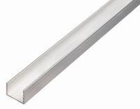 Alberts 497538 U-profiel | aluminium, naturel | 1000 x 10 x 8 mm | set van 10