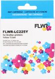 FLWR Brother LC-225XLY geel (Compatible XXL)