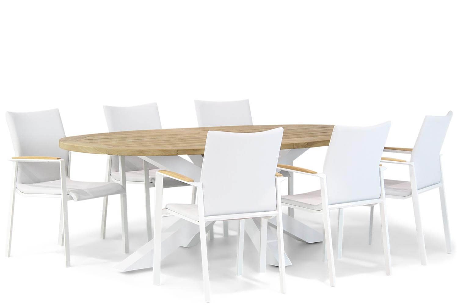 Lifestyle Garden Furniture Lifestyle Brandon/Bradford 240 cm dining tuinset 7-delig
