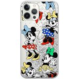 ERT GROUP mobiel telefoonhoesje voor Apple Iphone 12 PRO MAX origineel en officieel erkend Disney patroon Minnie 076 optimaal, met glitter overloopeffect