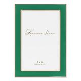 Lawrence Frames Metalen frame, gepolijst email, groen, 10,2 x 15,2 cm