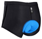 Merkloos Fietsbroek heren - Fietsonderbroek met zitkussen - Gevoerd - 3D gel - Zwart