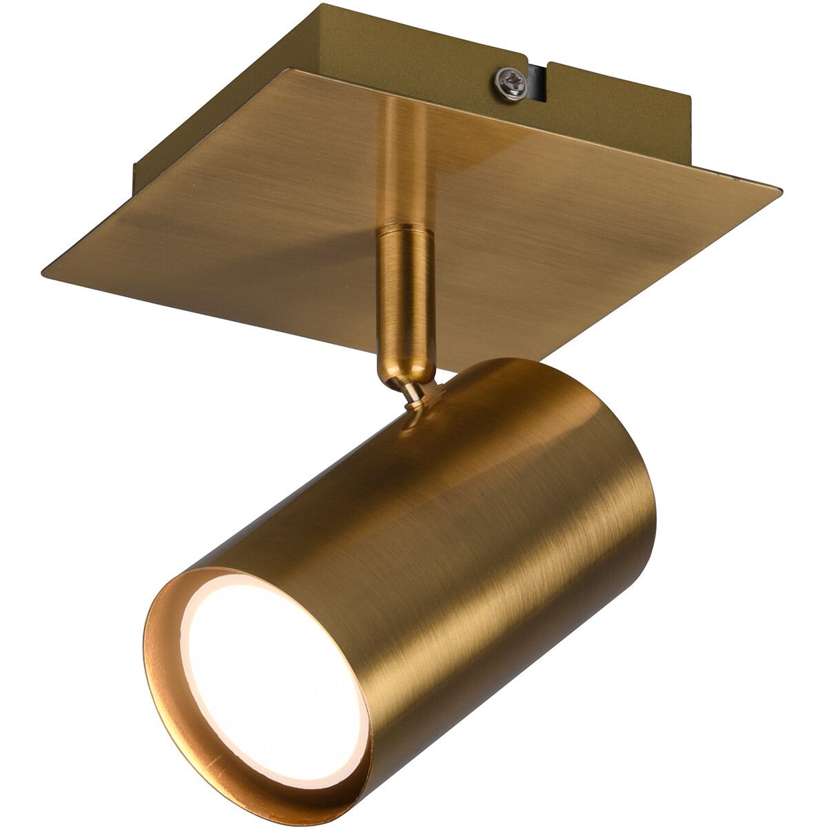 BES LED Trion Monla Plafondspot - GU10 - Rond - Antiek Koper - Ø60mm