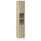 VidaXL Badkamerkast 30,5x30x179 cm Sonoma eiken