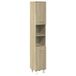 VidaXL Badkamerkast 30,5x30x179 cm Sonoma eiken