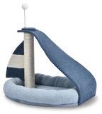 Arquivet Boat Kattenkrabber om uit te rusten en te spelen, 57 x 40 x 46 cm