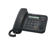 Panasonic KX-TS580EX1 Identifiant d'appel Noir