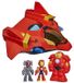 Hasbro Iron Man figuur, 7,5 cm, met gigantische jet-pantser, inclusief mech-pantser en voertuig. Marvel Disney Jr. Iron Man en zijn Geweldige Vrienden, geschikt voor kinderen vanaf 3 jaar