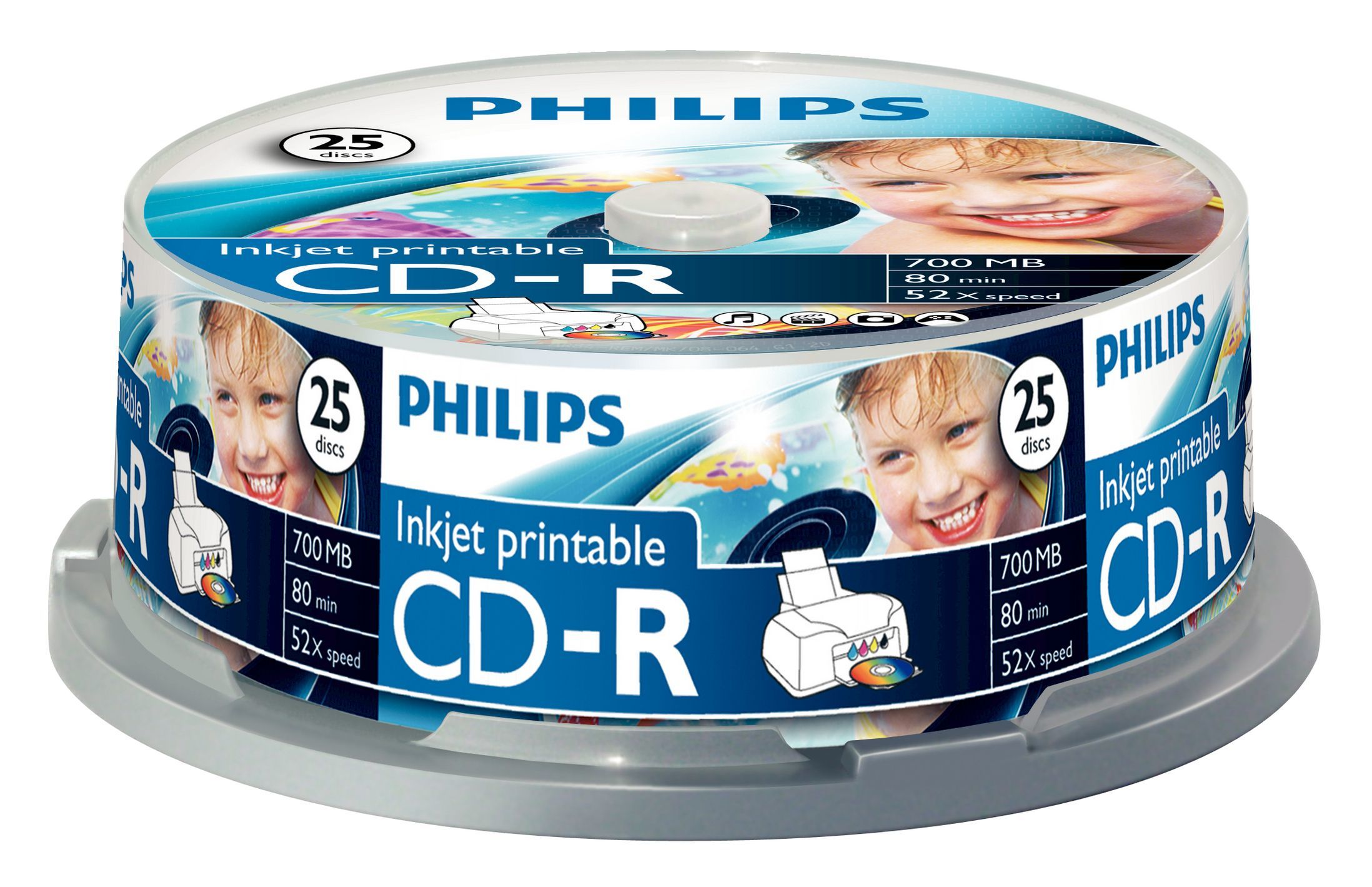 Philips CD-R 700MB 52x 80min - 25 Pack