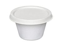 Tessera Bio Products QRSDL4 suikerriet dressingbeker, wit, 100 stuks