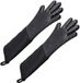 Gants de four professionnels extra longs en silicone - 2 paquets - Noir