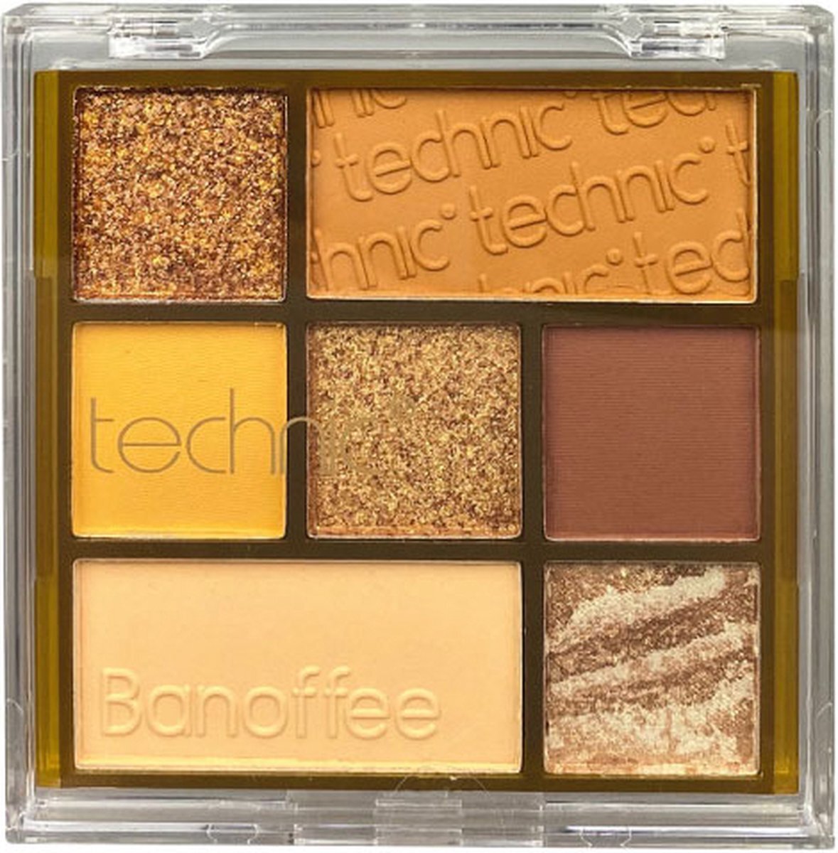 Technic Pressed Pigment Oogschaduw Palette - Banoffee