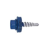Index afaz144819 – beperkte schroef boorpunt afdekking metal-madera + afdichtring p-14 4,8 x 19 RAL 5010