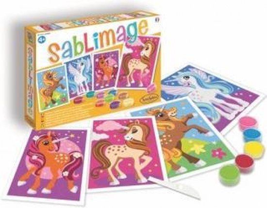 SentoSphère Sablimage Eenhoorns - Klei set - Multikleur