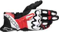 Alpinestars GP Plus R V3 Zwart Wit Fel Rood Leren Handschoenen - Maat XL
