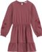 WE Fashion Meisjes seersucker jurk met embroideries