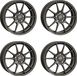 Autec Wizard jantes, 7,5x17, 5x100, couleur : GUN, adapté pour Mazda 2