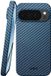 NEKIT Fiber Hoesje Geschikt voor Google Pixel 10 / 10 Pro - Compatibel met MagSafe en Qi2 - High-Tech Kevlar - PixelSnap Back Cover Ultra Dun - Blauw