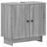 vidaXL Badkamer wastafelkast EDE Grijs Sonoma 59,5 x 31,5 x 59 cm