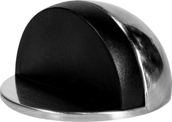 QUVIO Mini Deurstopper staal / Deurstop / Deurbeschermer / Muurbeschermer / Deurbuffer - Staal