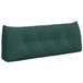 vidaXL Coussin de dossier Vert foncé 120 x 24 x 50 cm Velours