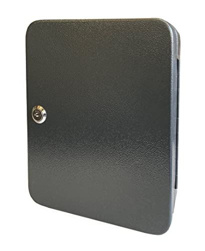 Kippen 10001NA - Sleutelkast - 24 haken - Antraciet - 250 x 75 x 200 mm